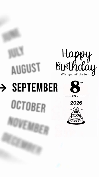 HBD DAUGHTER 8 SEPT