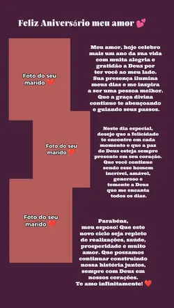 parabéns marido