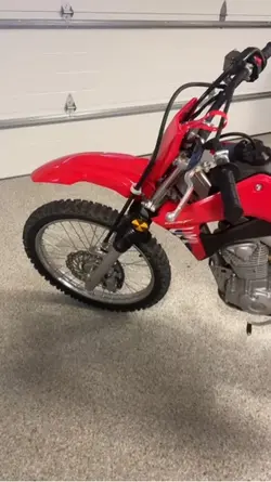 Dirtbike in snow