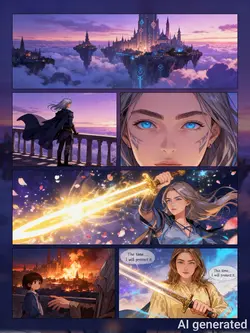 Ai comic multiplanel