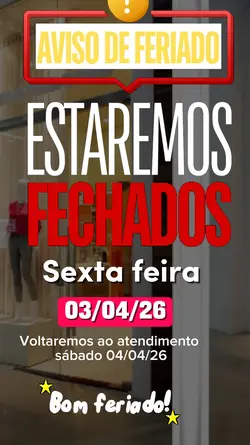 Aviso de feriado