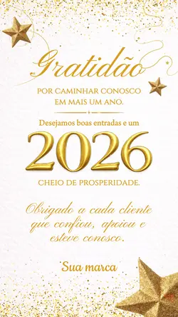 Cartão ano novo
