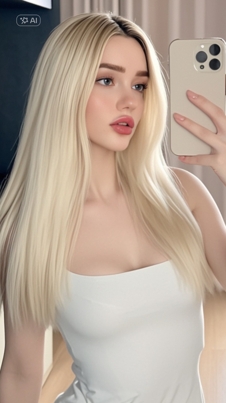 blonde rambut