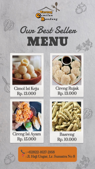 4 Menú Jualan