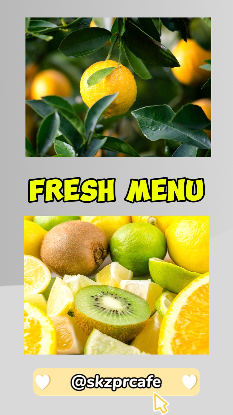 Menú fresco