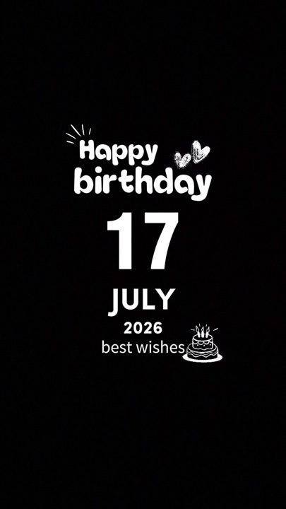Hbd 17 july 2026