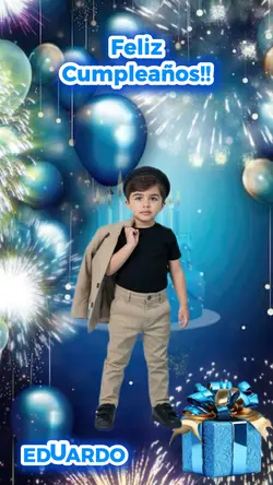 cumple foto niño