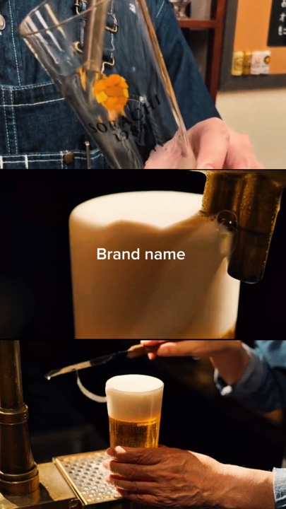 Plantilla de video de cerveza