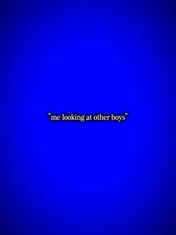 ME LOOKING AT HIM
