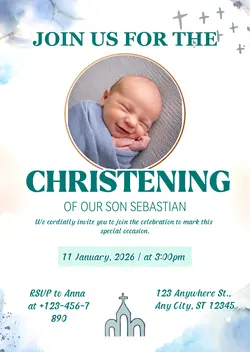 Christening template
