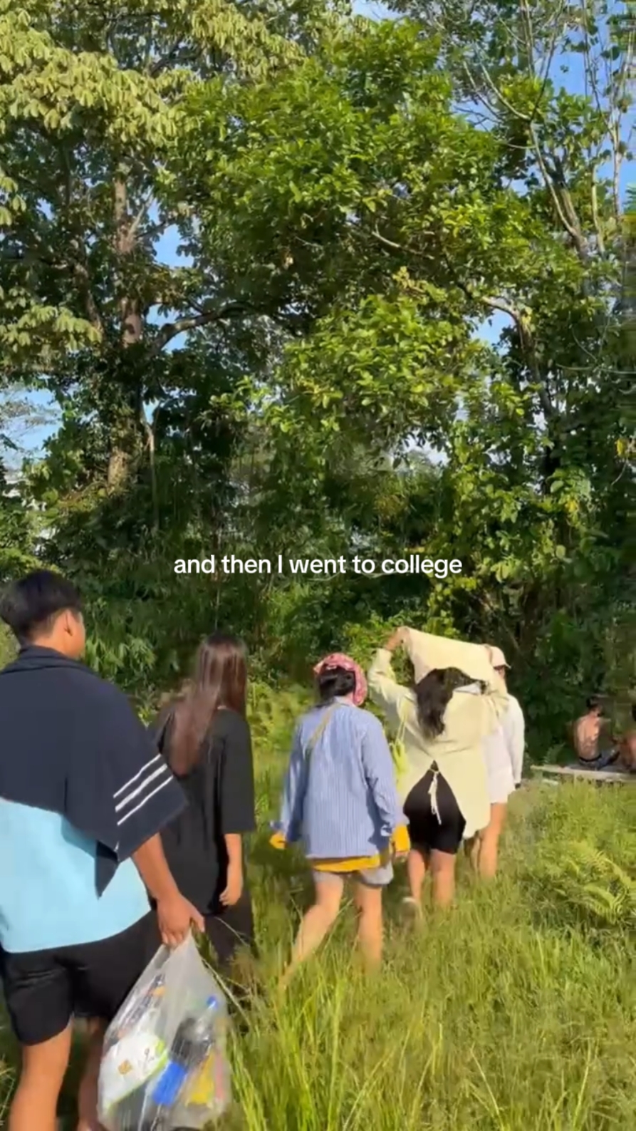 at ang pinuntahan ko