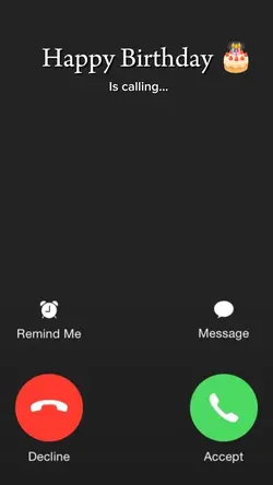 BIRTHDAY IS CALLING