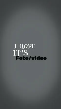 I hope it's