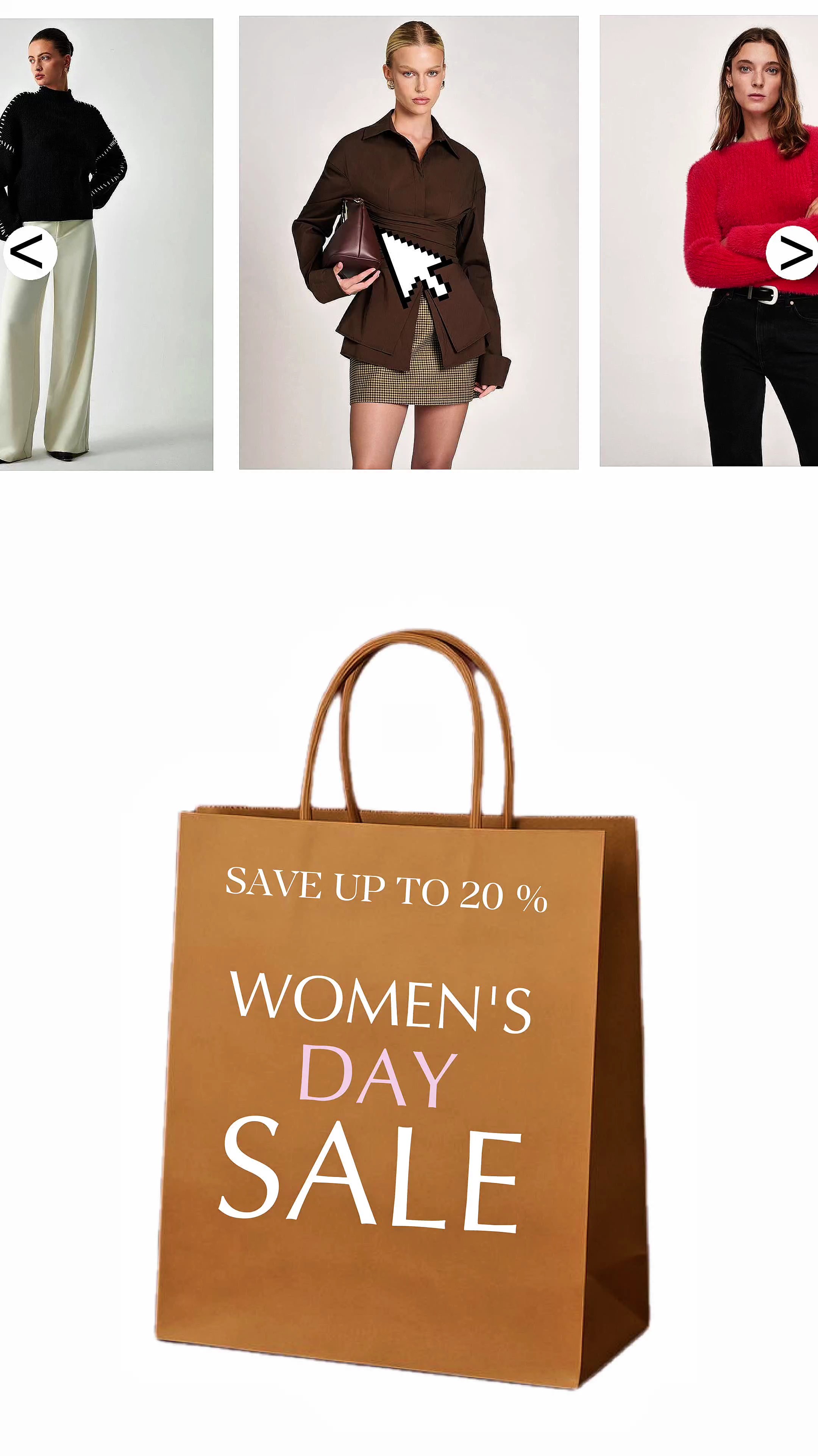 Vente de la journée des femmes