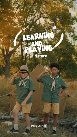 Kids Enjoying Nature