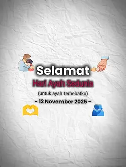selamat hari ayah