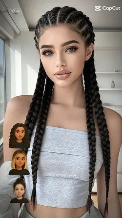 mudança de cabelo IA