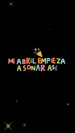 Mi Abril suena así