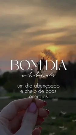 Bom dia sábado 