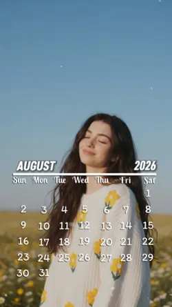 AUGUST 2026 CALENDAR