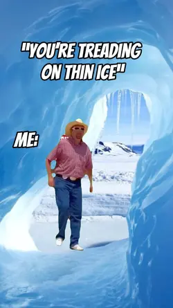 treadingnon thin ice