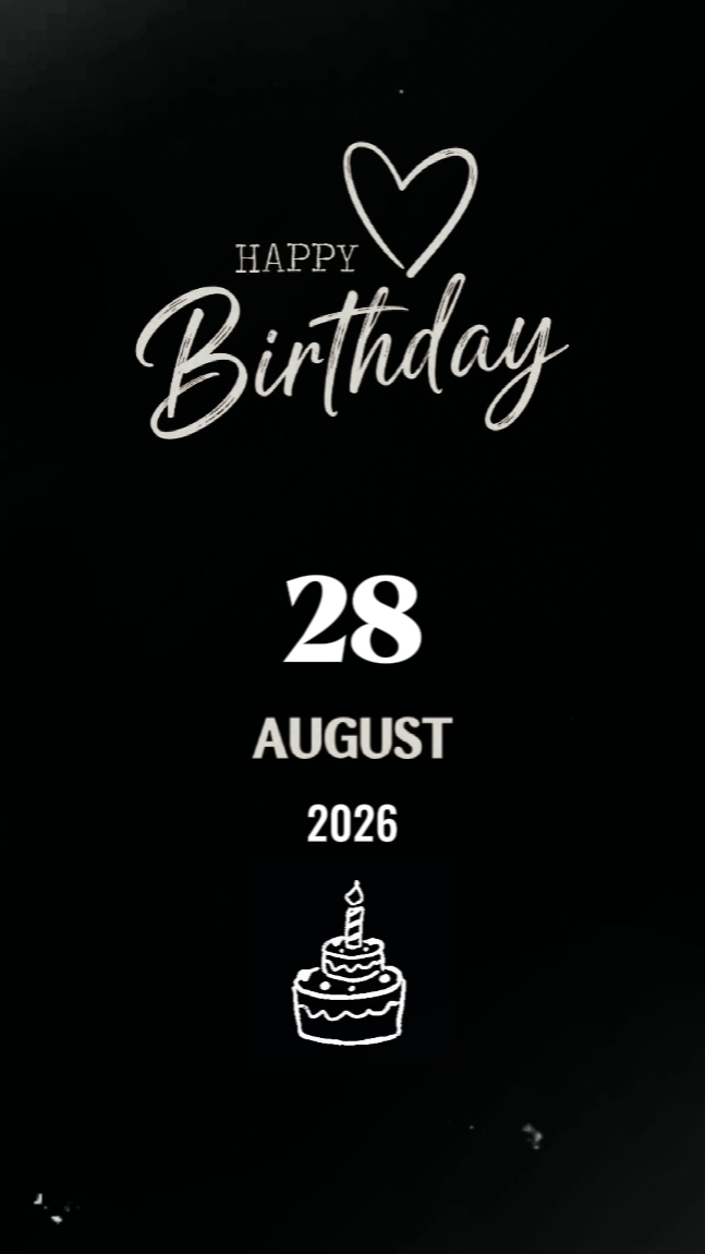 28 AOÛT ANNIVERSAIRE