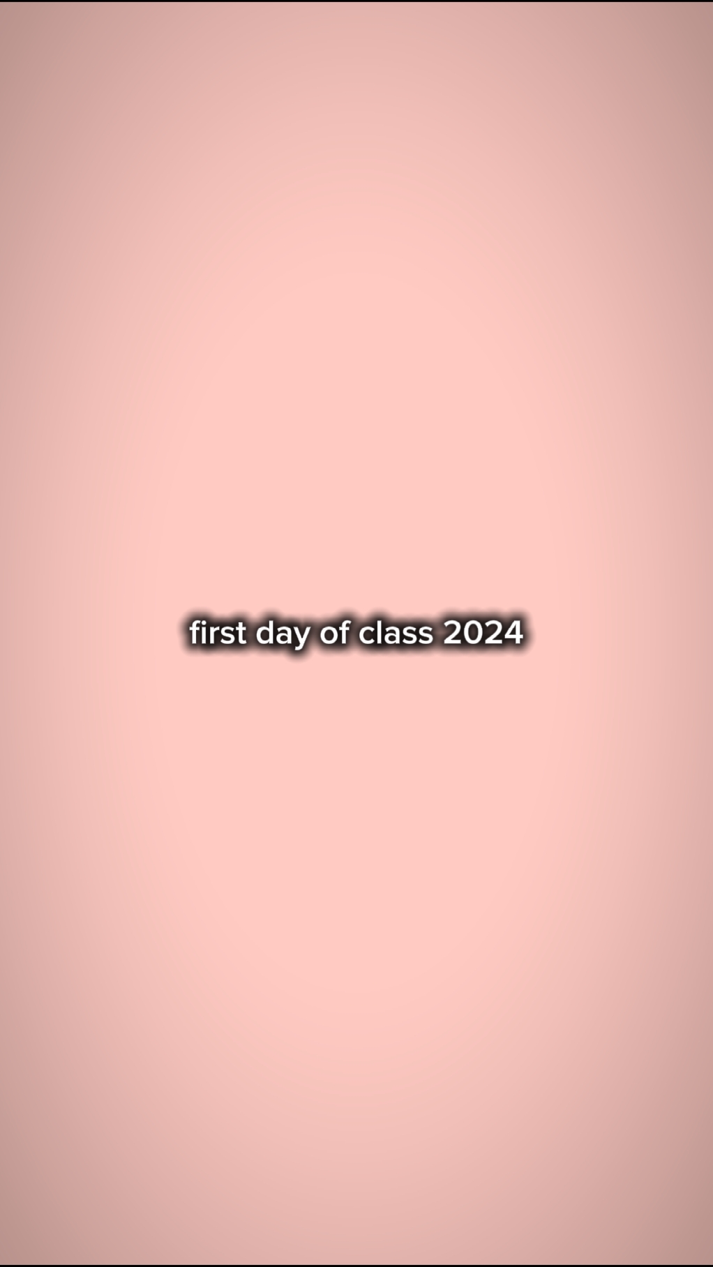 Primeiro dia de aula