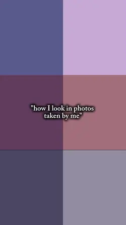 how I look in photos