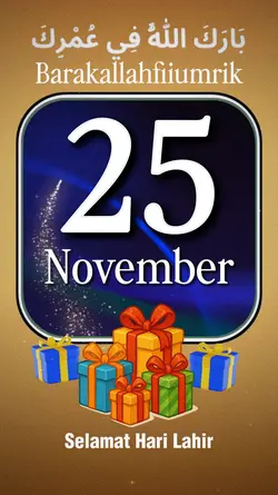 Hari Milad 25 Nov