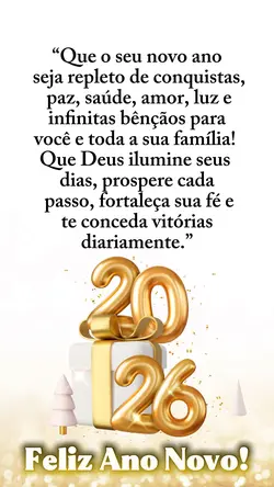 Feliz ano novo!
