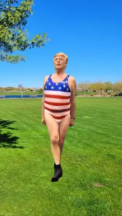 trump dancing