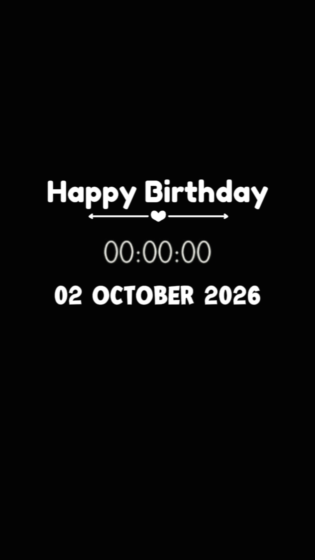 BIRTHDAY 02 OCTOBER 