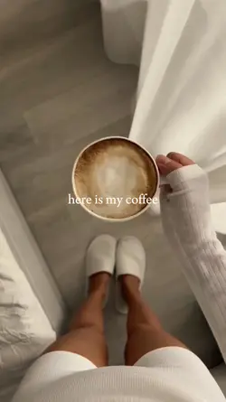 here is my coffee