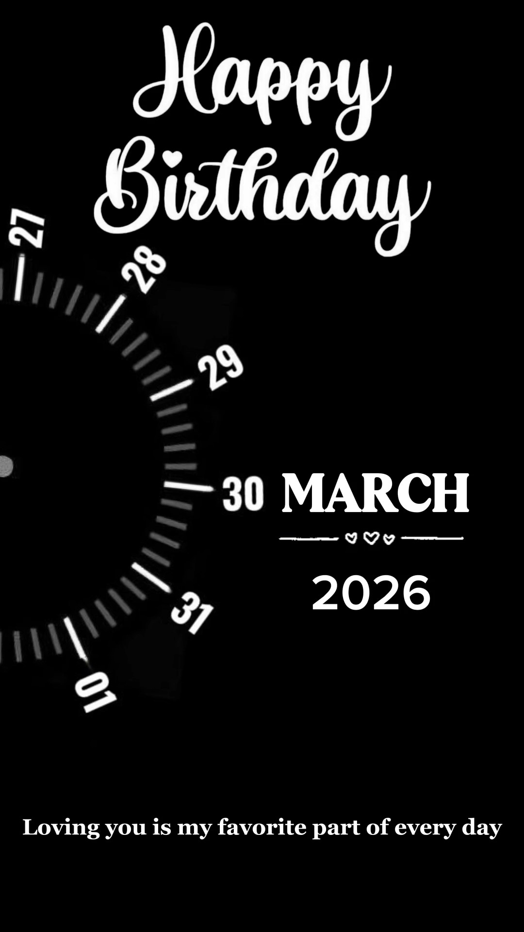HBD 30 March