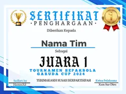 Juara 1 Sepakbola