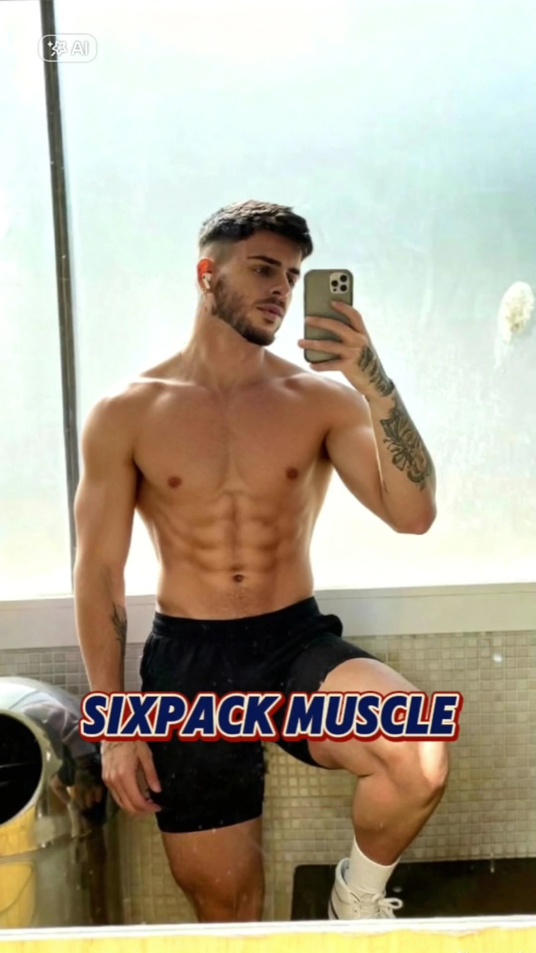 sixpack shirtless