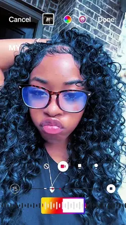 live photo interface