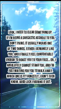 I'm A Sarcastic A...