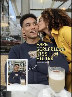 Fake Girlfriend kiss