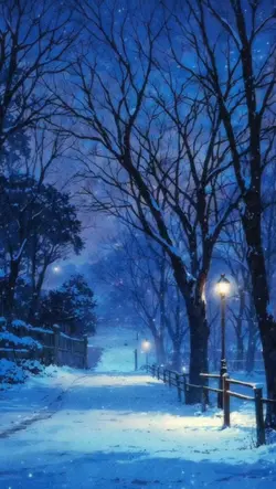 Windy Snowfall