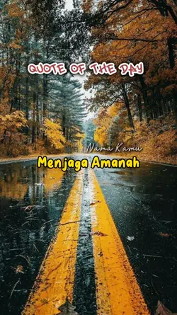 MENJAGA AMANAH