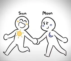 sun and moon