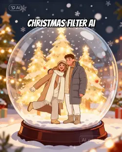 christmas couple ai