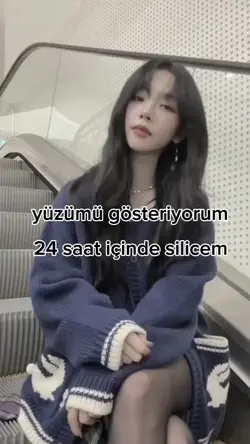 yüzümü gösteriyorum 