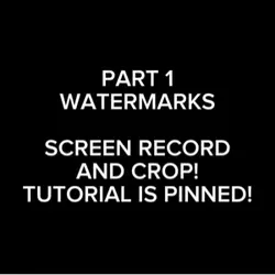 Watermarks part 1