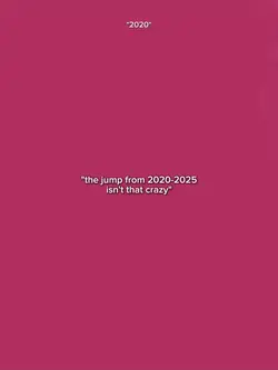 the jump from 2020-