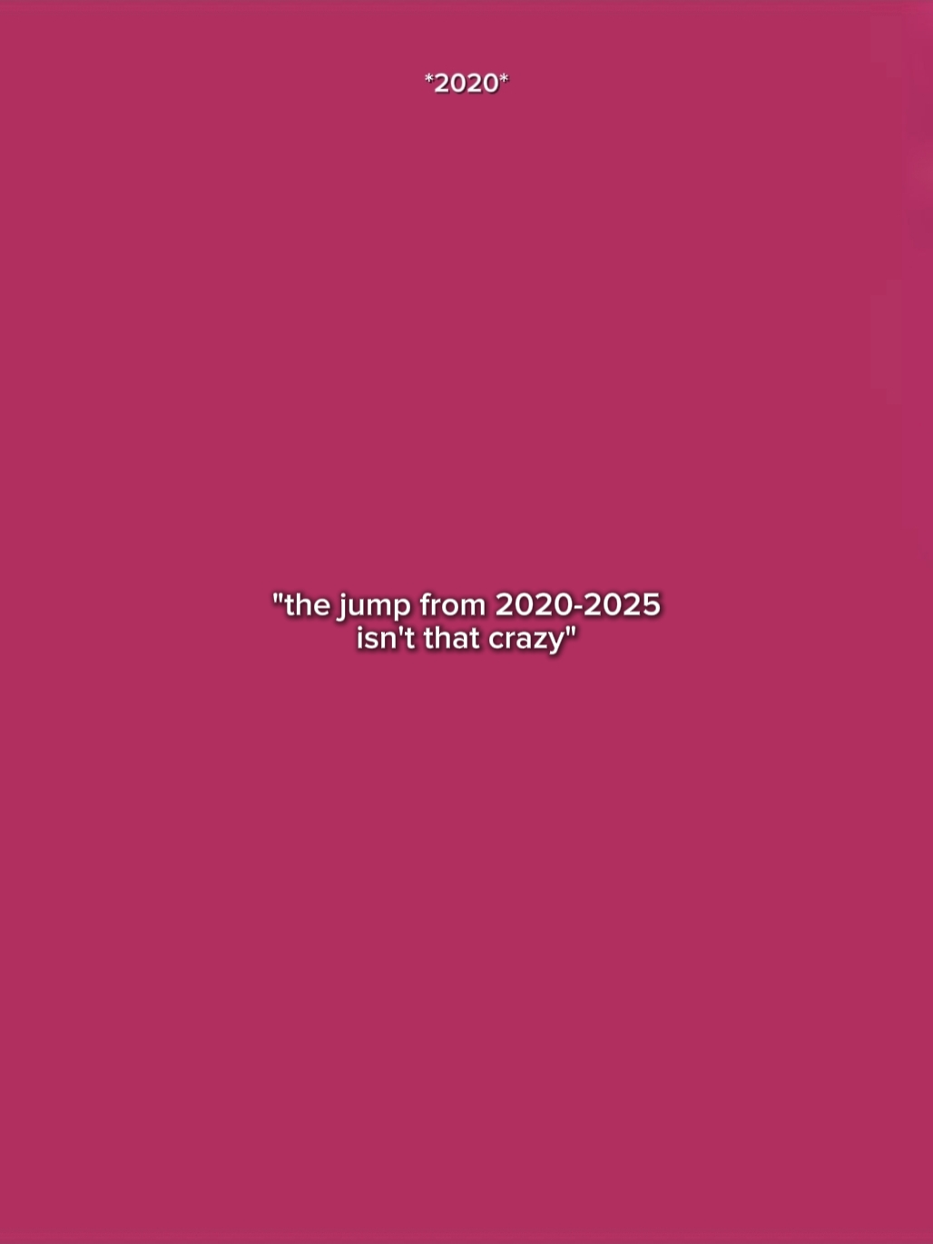 the jump from 2020-