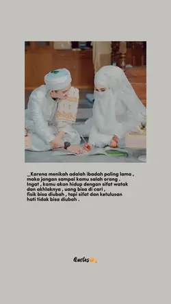 35. Menikah adalah