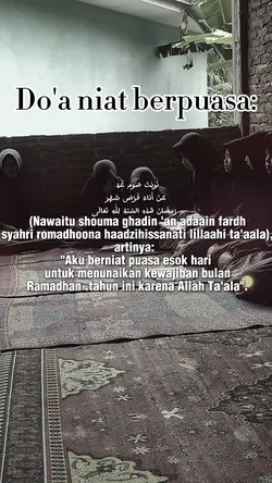doa niat puasa