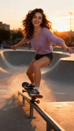 Skate the sunset